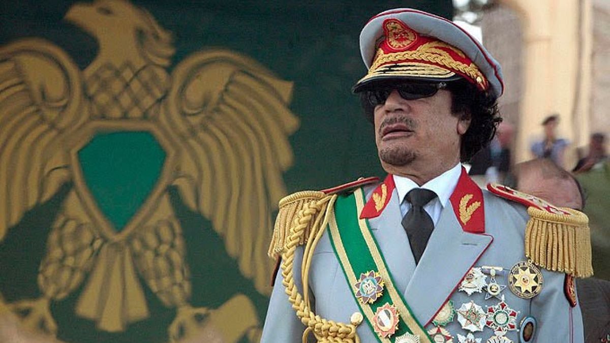  Dictator Moammar Gadhafi 